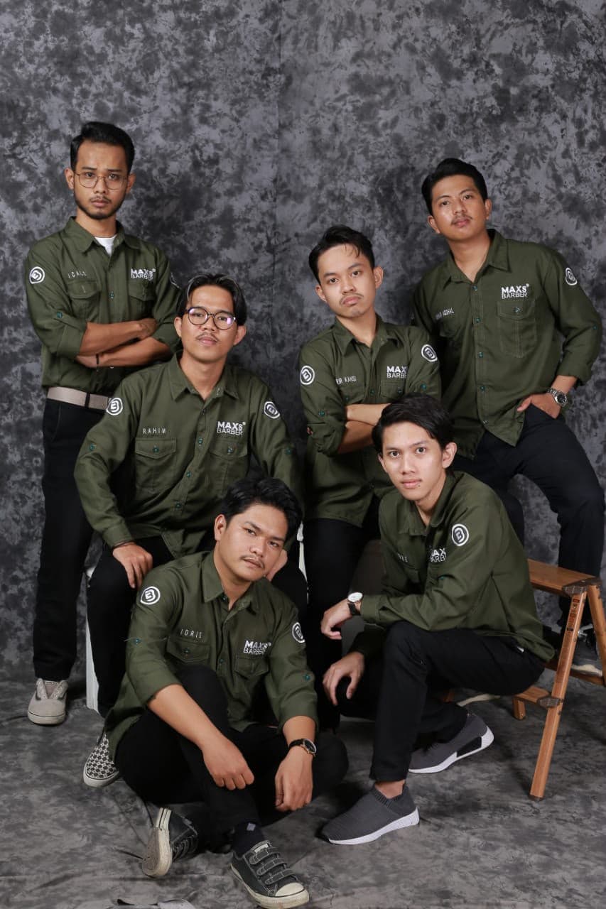 Tampilan utama MAXSBARBER